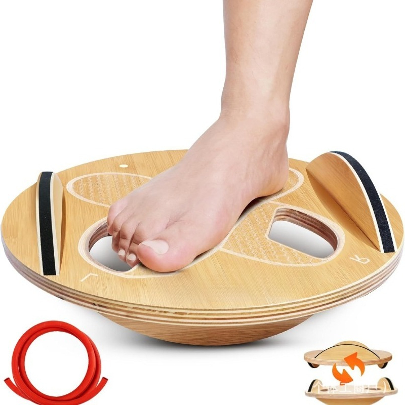 Wooden Fitness Balance Board A - đánh giá và giá Yoga Fitness Training