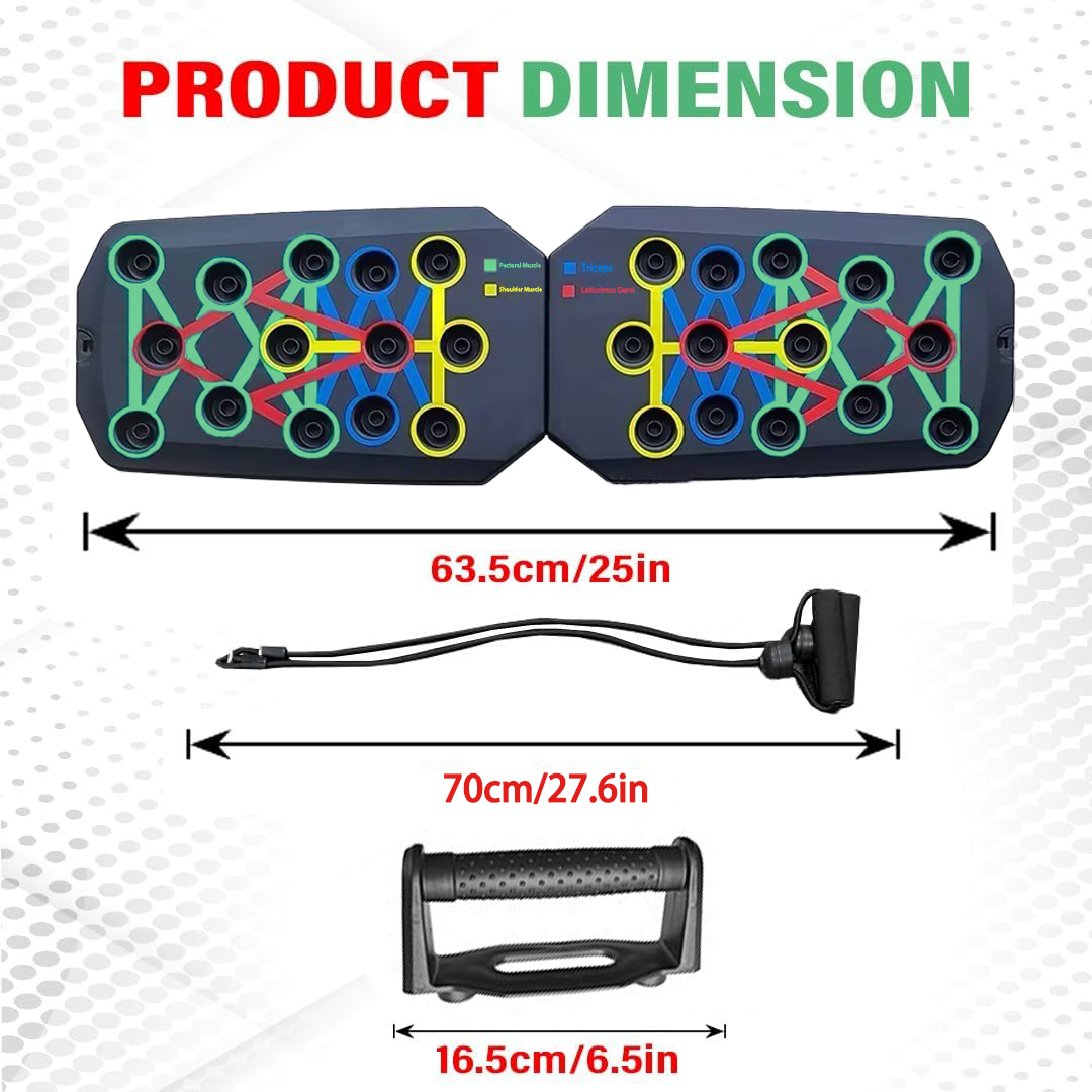 Colorful Folding Push Up Board - đánh giá và giá Push Up Board
