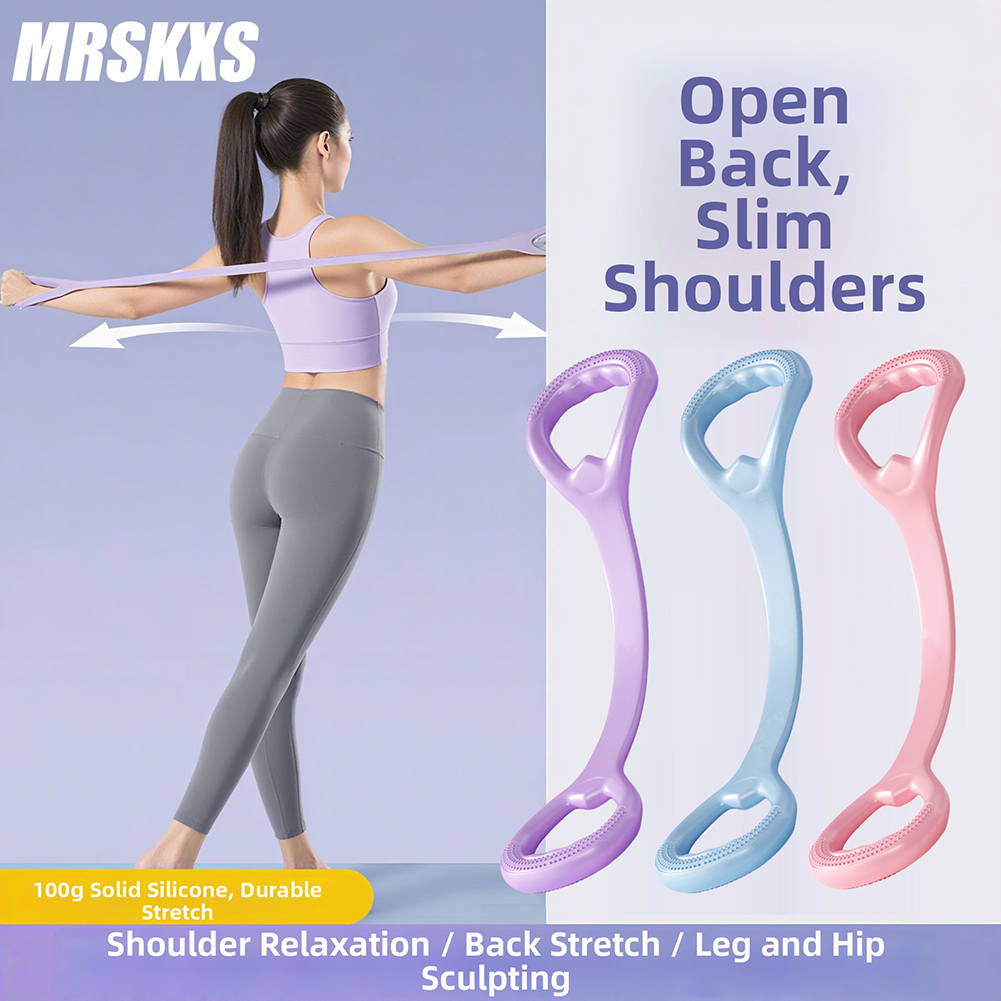 8-Shape Elastic Exercise Band  - đánh giá và giá Posture Corrector Back